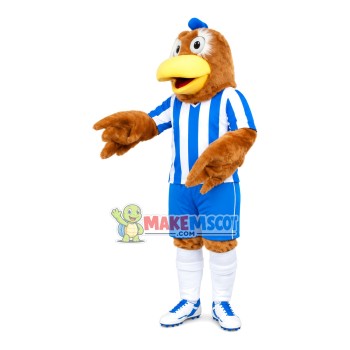 Starting Player Brown Bird Mascot Costume