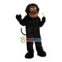Zoo Monkey Holding Banana Mascot Costume