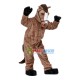 Erect The Light Brown Adult Horse Mascot Costume Erect The Light Brown Adult Horse Mascot Costume