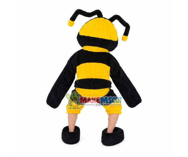 Giant Bee Showing Front Teeth Mascot Costume Giant Bee Showing Front Teeth Mascot Costume