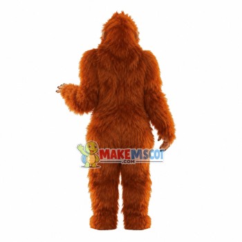 Giant Wild Longhair Orangutan Mascot Costume Giant Wild Longhair Orangutan Mascot Costume
