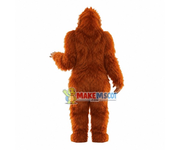 Giant Wild Longhair Orangutan Mascot Costume