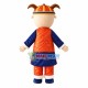 Blessing Doll Wearing Thick Padded Jacket Mascot Costume Blessing Doll Wearing Thick Padded Jacket Mascot Costume