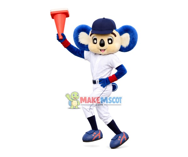 Koala Torchbearer Walking Around the Field Mascot Costume Koala Torchbearer Walking Around the Field Mascot Costume