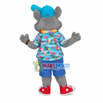 Beach Holiday Dog Carrying Camera Mascot Costume Beach Holiday Dog Carrying Camera Mascot Costume