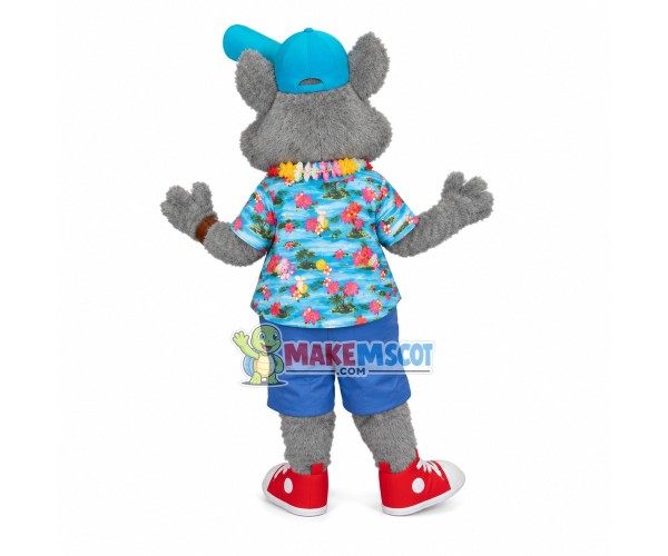 Beach Holiday Dog Carrying Camera Mascot Costume