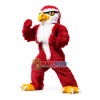 Powerful Fierce Red Hairy Eagle Mascot Costume