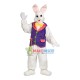 Easter Soft Celebration Bunny Mascot Costume Easter Soft Celebration Bunny Mascot Costume