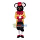 Mouse Butler In Golden Tuxedo Mascot Costume