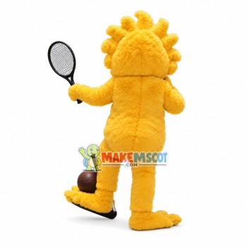 Furry Yellow Monster Of The University Mascot Costume Furry Yellow Monster Of The University Mascot Costume