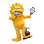 Furry Yellow Monster Of The University Mascot Costume