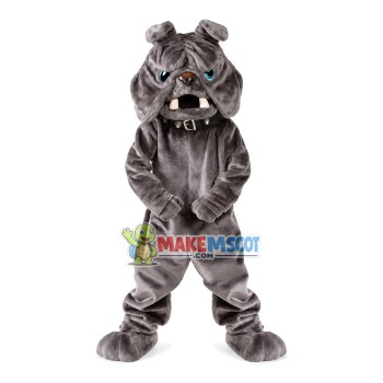 Crumpled The Fierce House Bulldog Mascot Costume Crumpled The Fierce House Bulldog Mascot Costume