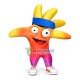 Gradient Color Palm Mascot Costume for Opening Ceremony Gradient Color Palm Mascot Costume for Opening Ceremony