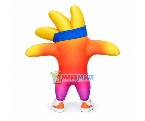 Gradient Color Palm Mascot Costume for Opening Ceremony Gradient Color Palm Mascot Costume for Opening Ceremony
