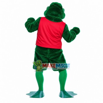 Entertaining Singing Frog Mascot Costume