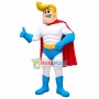 Muscle Blond Cleaning Guard Mascot Costume