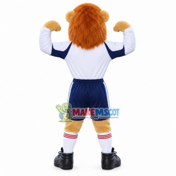 Energetic Sports Little Lion Mascot Costume Energetic Sports Little Lion Mascot Costume