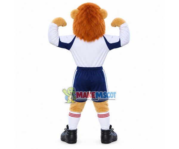 Energetic Sports Little Lion Mascot Costume Energetic Sports Little Lion Mascot Costume