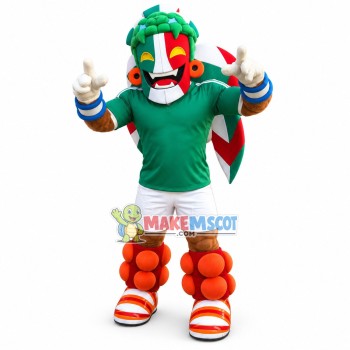 Vampire Clown With Fierce Look Mascot Costume Vampire Clown With Fierce Look Mascot Costume