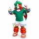 Vampire Clown With Fierce Look Mascot Costume Vampire Clown With Fierce Look Mascot Costume