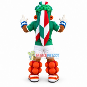 Vampire Clown With Fierce Look Mascot Costume Vampire Clown With Fierce Look Mascot Costume