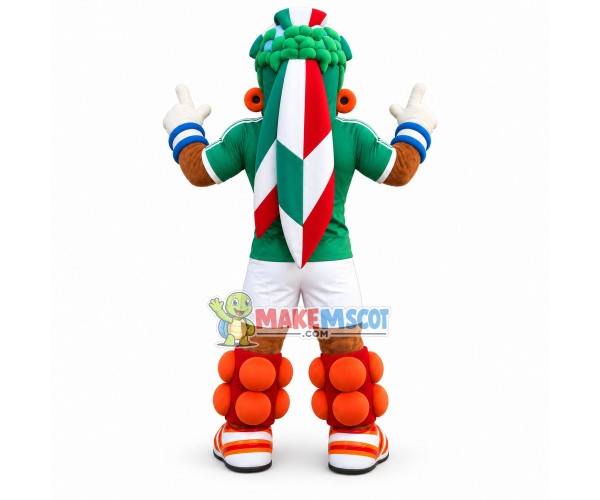 Vampire Clown With Fierce Look Mascot Costume Vampire Clown With Fierce Look Mascot Costume