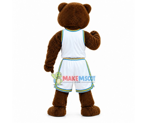 University Sports Brown Bear Mascot Costume