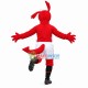 Exciting Red Dragon On The Field Mascot Costume Exciting Red Dragon On The Field Mascot Costume