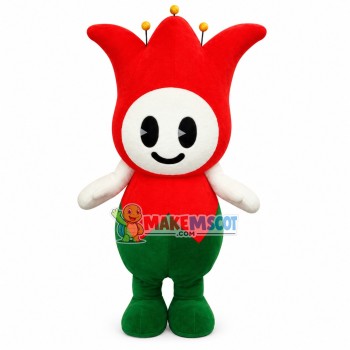 Gorgeous Blooming Flower Doll Mascot Costume Gorgeous Blooming Flower Doll Mascot Costume