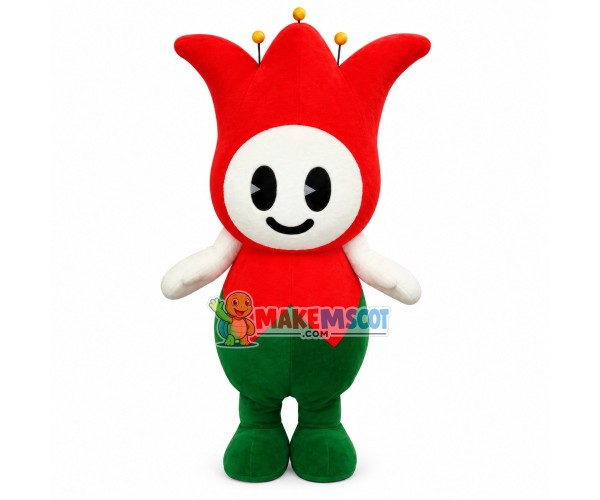 Gorgeous Blooming Flower Doll Mascot Costume Gorgeous Blooming Flower Doll Mascot Costume
