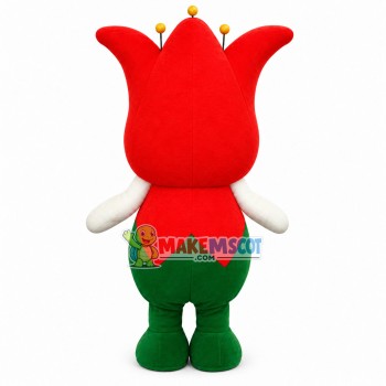 Gorgeous Blooming Flower Doll Mascot Costume Gorgeous Blooming Flower Doll Mascot Costume