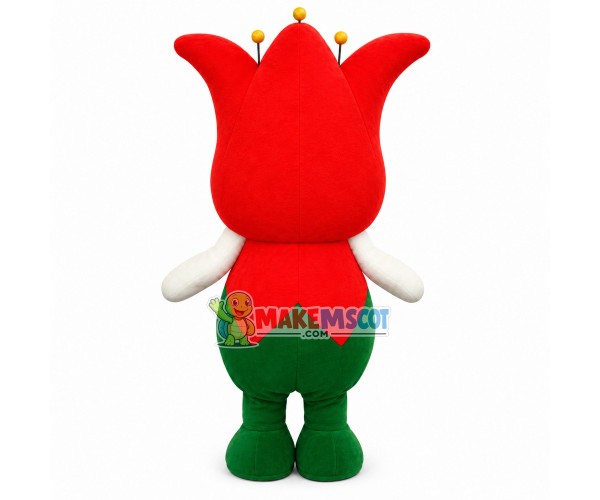 Gorgeous Blooming Flower Doll Mascot Costume Gorgeous Blooming Flower Doll Mascot Costume