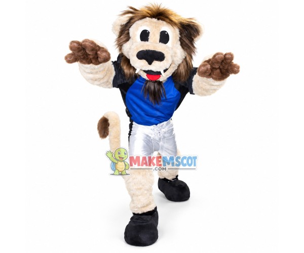 The Hairy Sports Lion Mascot Costume The Hairy Sports Lion Mascot Costume