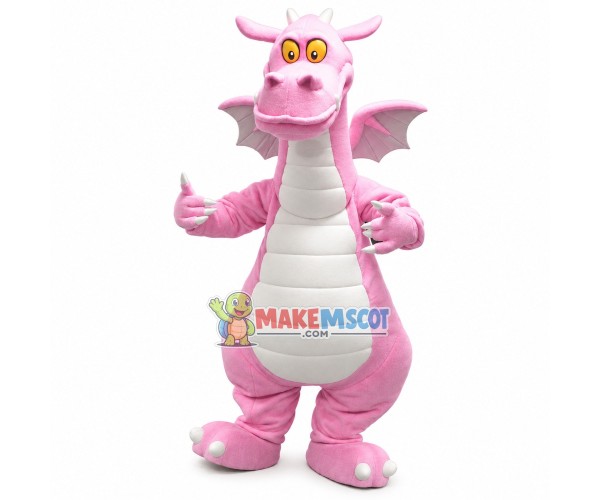 Soft Lightweight The Pink Dragon Mascot Costume Soft Lightweight The Pink Dragon Mascot Costume