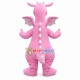 Soft Lightweight The Pink Dragon Mascot Costume Soft Lightweight The Pink Dragon Mascot Costume