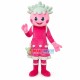 Christmas Pretty Pink Doll Cartoon Mascot Costume Christmas Pretty Pink Doll Cartoon Mascot Costume