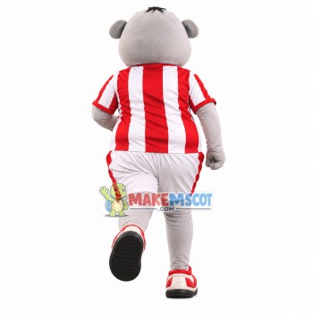 Actively Responding Hippopotamus Mascot Costume Actively Responding Hippopotamus Mascot Costume