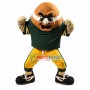 Sports Cartoon Rugby Wearing Team Suit Mascot Costume