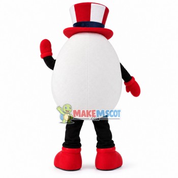 Egg Doll Wearing Roller Skates Mascot Costume Egg Doll Wearing Roller Skates Mascot Costume