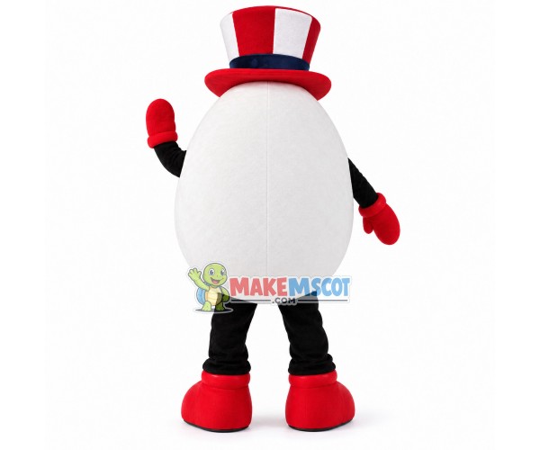 Egg Doll Wearing Roller Skates Mascot Costume Egg Doll Wearing Roller Skates Mascot Costume