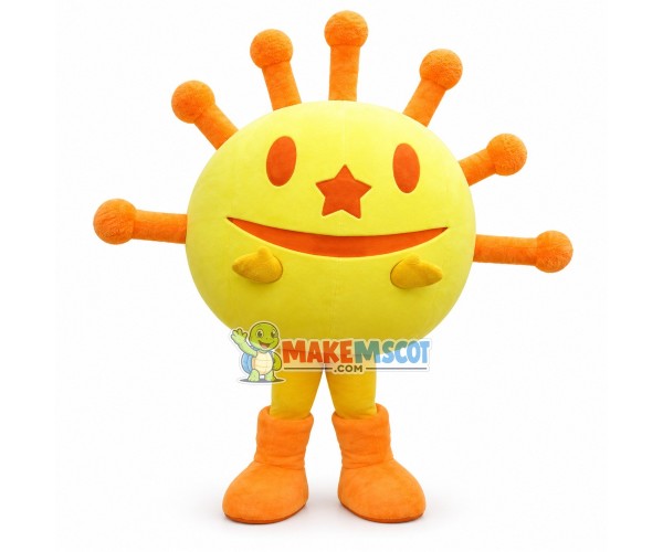 Sunny Smiley Sun Doll Mascot Costume Sunny Smiley Sun Doll Mascot Costume