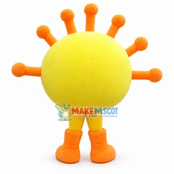 Sunny Smiley Sun Doll Mascot Costume