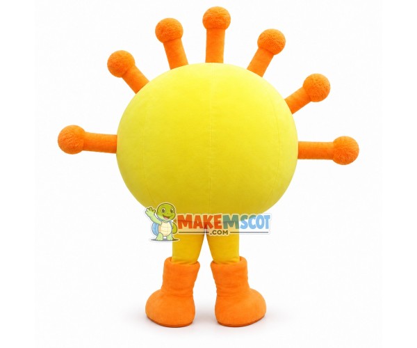 Sunny Smiley Sun Doll Mascot Costume Sunny Smiley Sun Doll Mascot Costume