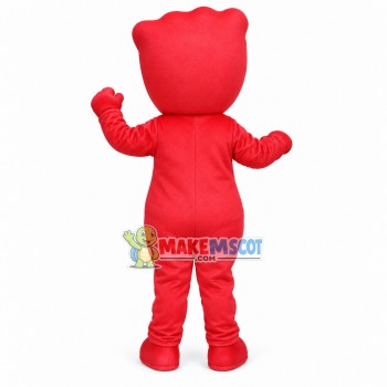 Juice-flavored Fudge In The Shape Of Small Person Mascot Costume Juice-flavored Fudge In The Shape Of Small Person Mascot Costume