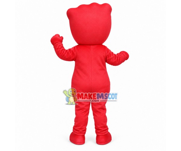 Juice-flavored Fudge In The Shape Of Small Person Mascot Costume Juice-flavored Fudge In The Shape Of Small Person Mascot Costume