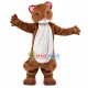 Depressed Pink-eared Chipmunk Mascot Costume Depressed Pink-eared Chipmunk Mascot Costume
