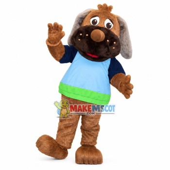 Entertaining Dog of Amusement Park Mascot Costume Entertaining Dog of Amusement Park Mascot Costume