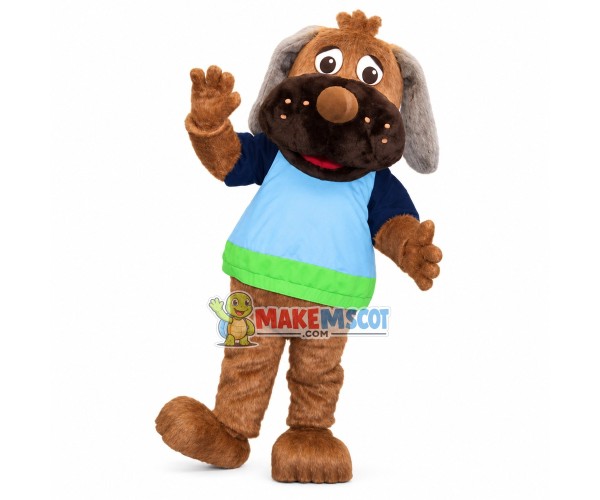 Entertaining Dog of Amusement Park Mascot Costume Entertaining Dog of Amusement Park Mascot Costume