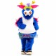 Long Wool Dragon With Star Horns Mascot Costume Long Wool Dragon With Star Horns Mascot Costume