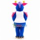 Long Wool Dragon With Star Horns Mascot Costume Long Wool Dragon With Star Horns Mascot Costume